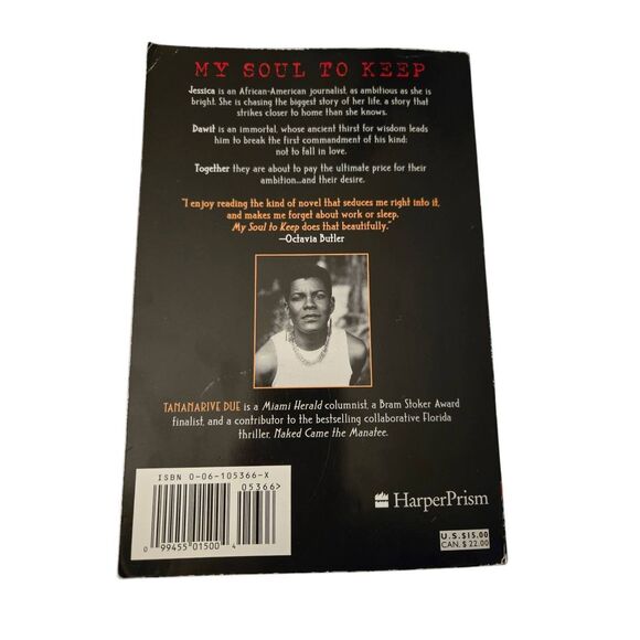 My soul to keep by Tananarive Due - harper prism books - isbn 006105366 - Picture 3 of 7